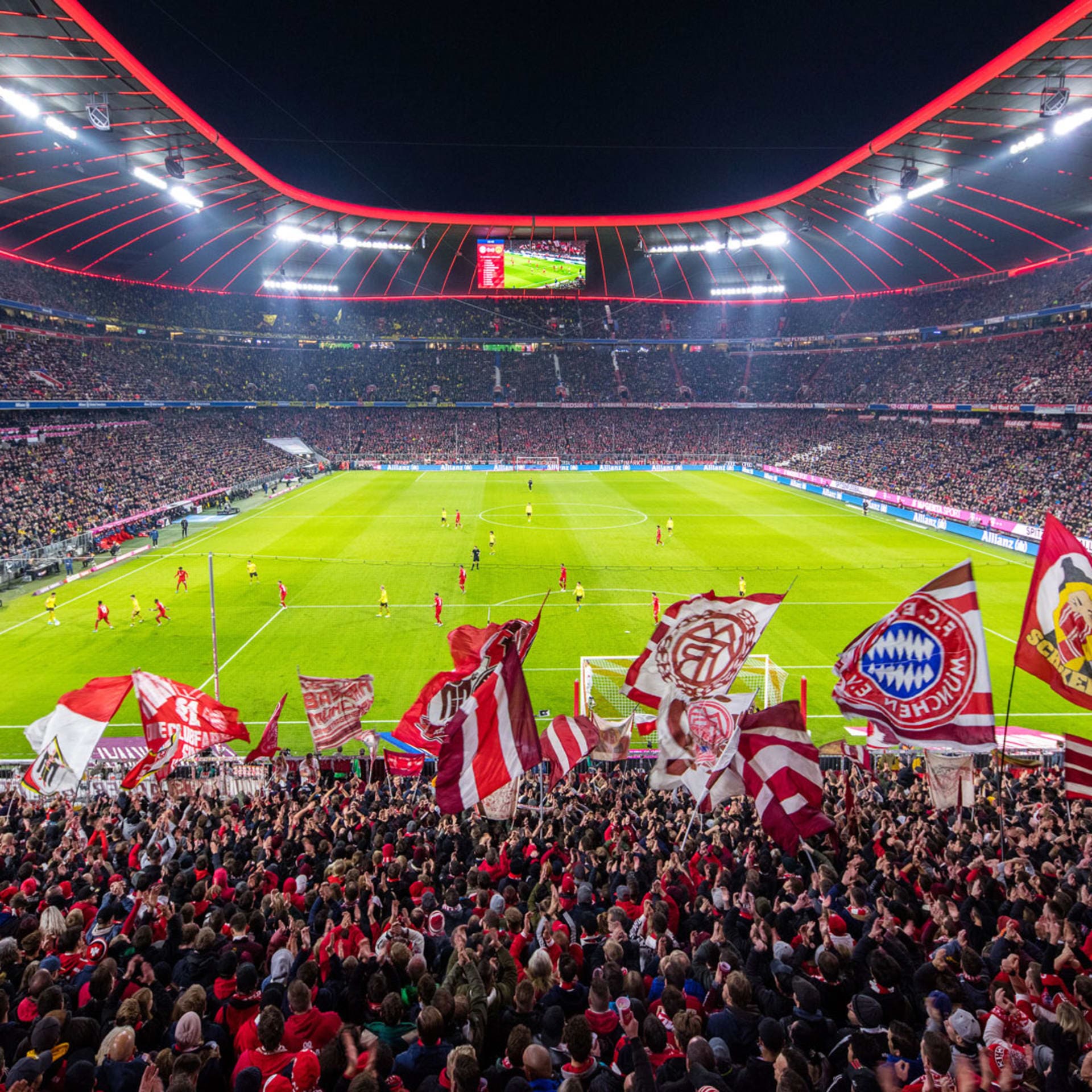Tifosi all'Allianz Stadium